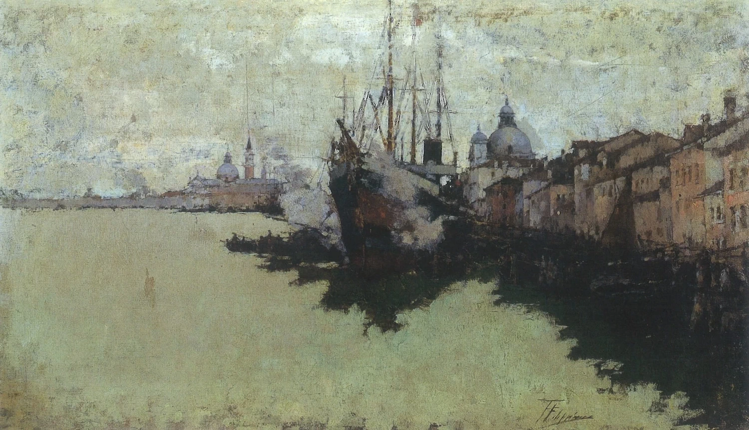  135-Francesco Filippini-Veduta della Giudecca 